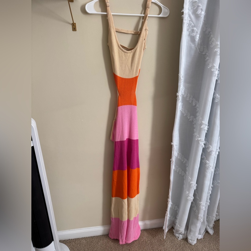NWT Mable Pink and Orange Knit Dress